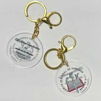 LLAVEROS EN ACRILICO CON DTF UV IMPRESION DIRECTA